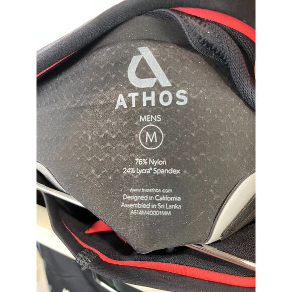 ATHOS Mens Core Training Biometric Tech Long Sleeve Top Shorts Black No Core M - Picture 14 of 16